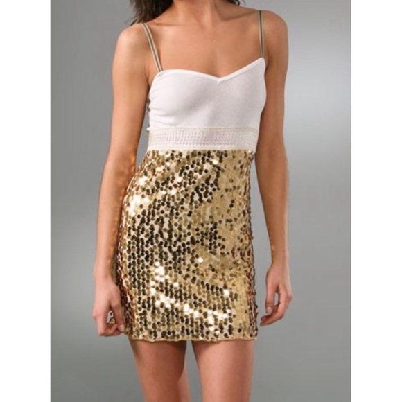 Free People Stephs Sparkle Sequin Mini Tank Dress - Picture 3 of 8